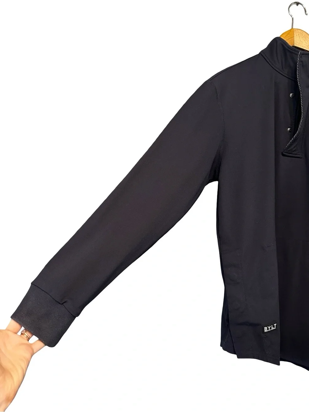 BYLT Navy Elite + Fairway Pullover Large Sporty Casual Preppy Sweater Golf